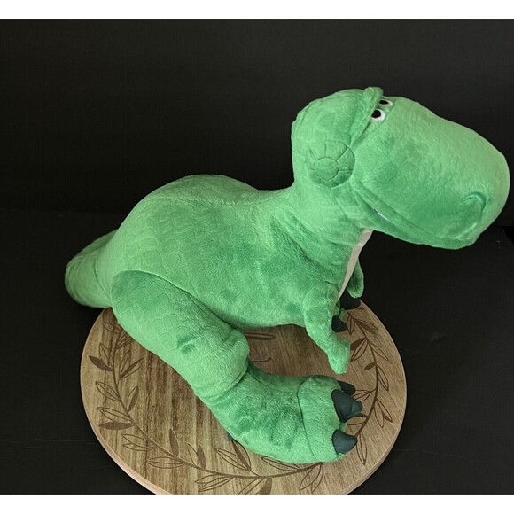 Disney Pixar Toy Story 4 Large 24” Rex Green Textured Dinosaur Plush - Picture 6 of 14